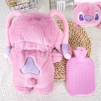 Anime Winter Extra Large Plush Hot Water Bottle Women's Home Water Filling Hand Warmer Holiday Gifts For Girlfriend